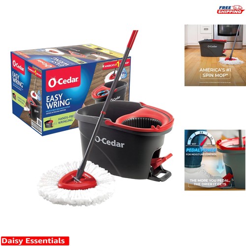 Telescopic easywring spin mop - easywring,